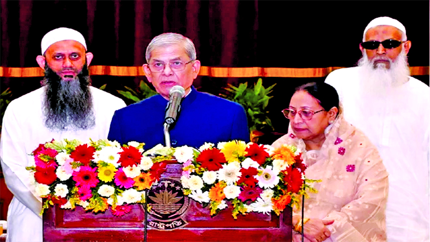 President conveys Dashami greetings, urges youths to stand up for truth, justice